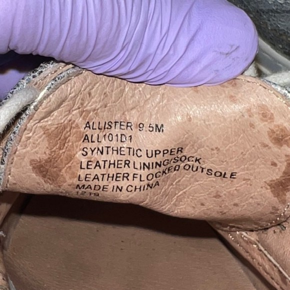 Steven by Steve Madden Allister Metallic Silver Lace Up Sneakers Size 9.5M - Picture 9 of 12